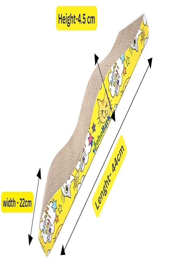 KittuPet وسادة خدش القطط من KittuPet، تصميم فاخر بنسيج خدش مع 100% كرتون قابل للعكس (عبوة من قطعتين) - Image 2